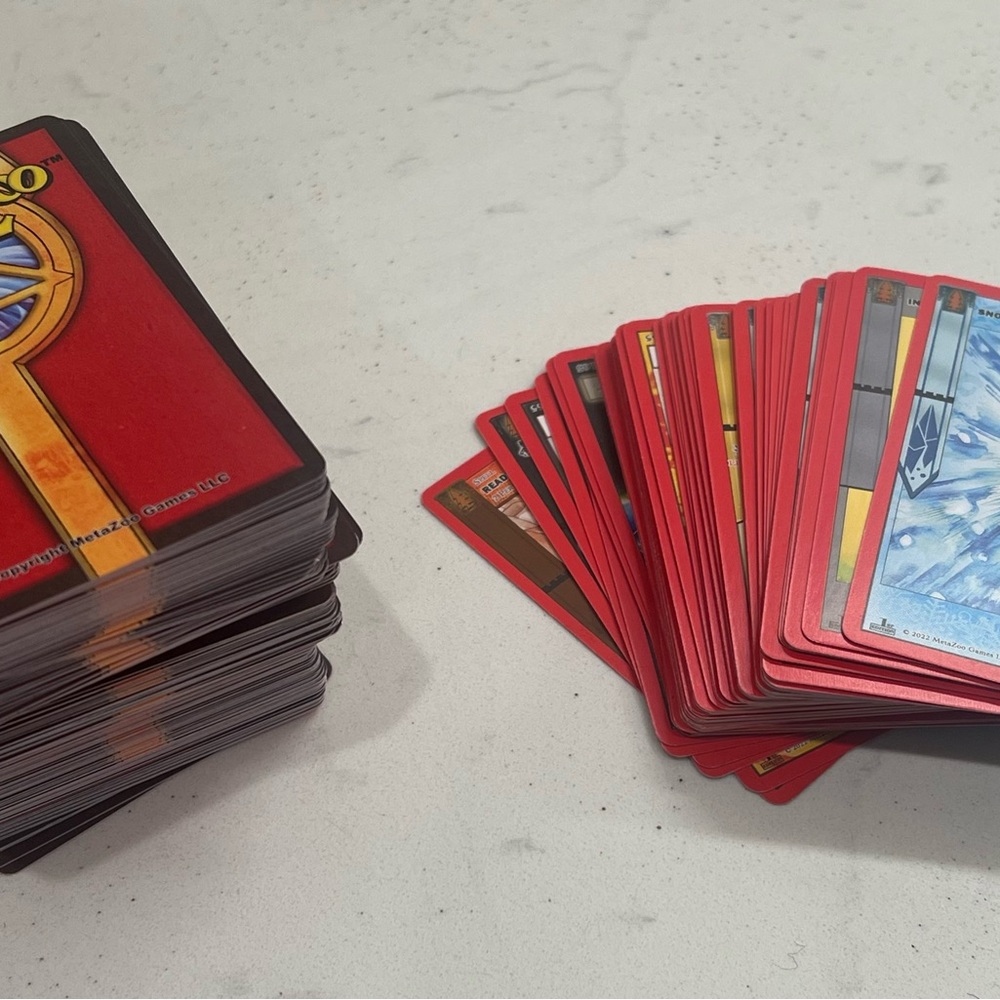 MetaZoo Trading Card Deck - Red Back Magic Key Design First Edition - Picture 3 of 5